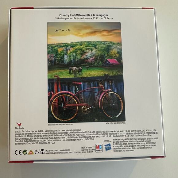 Big Ben MB 500 Piece Jigsaw Puzzle Country Rust COMPLETE - Picture 4 of 6